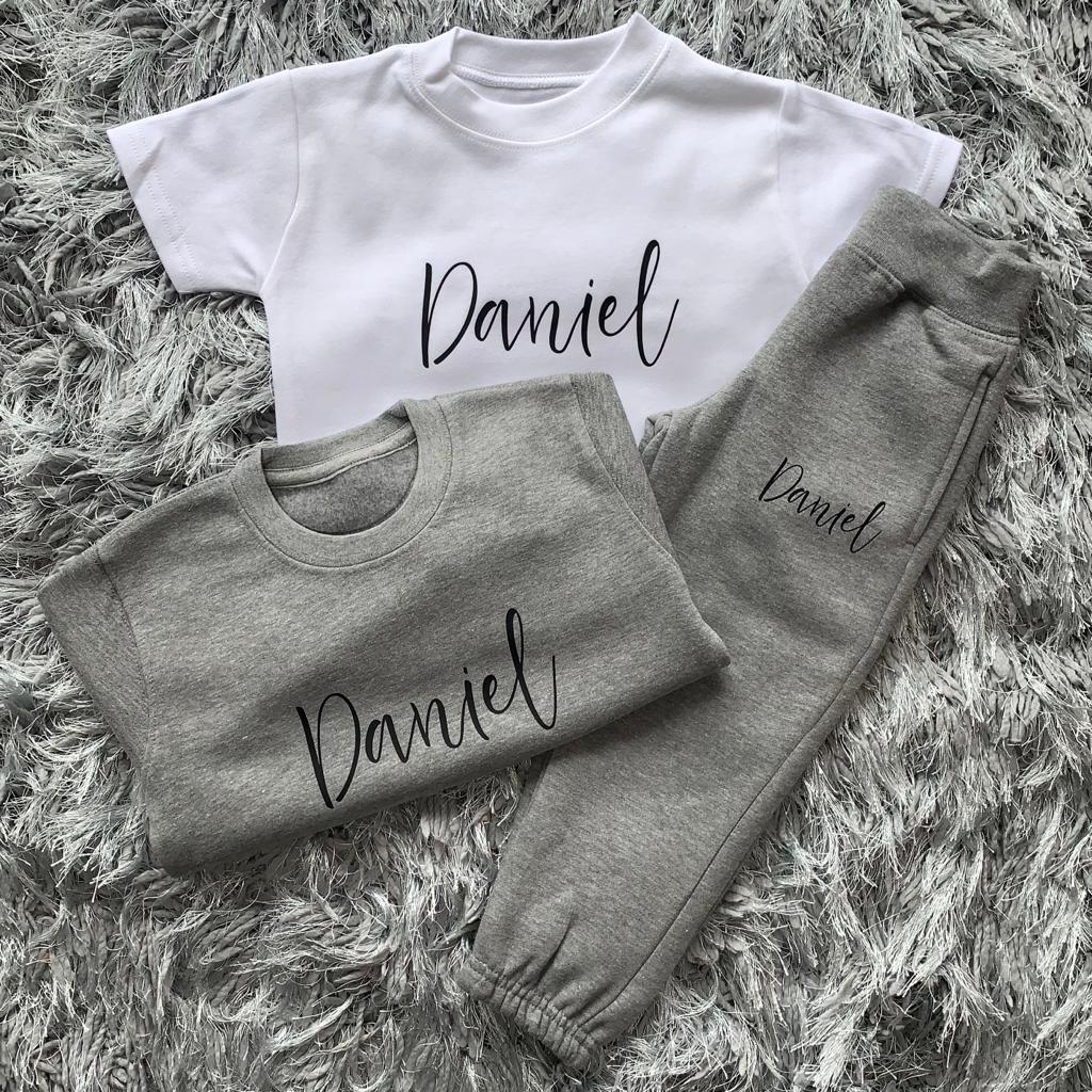 Personalised kids tracksuit